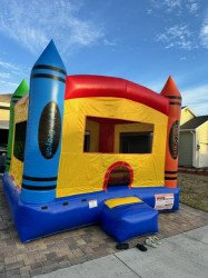 Crayon Bounce House